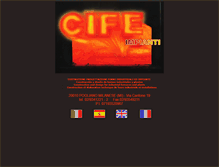 Tablet Screenshot of cife.it